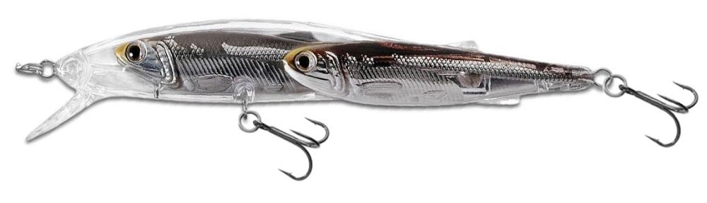 Livetarget Glass Minnow BaitBall Jerkbait Silver/Smoke Livetarget