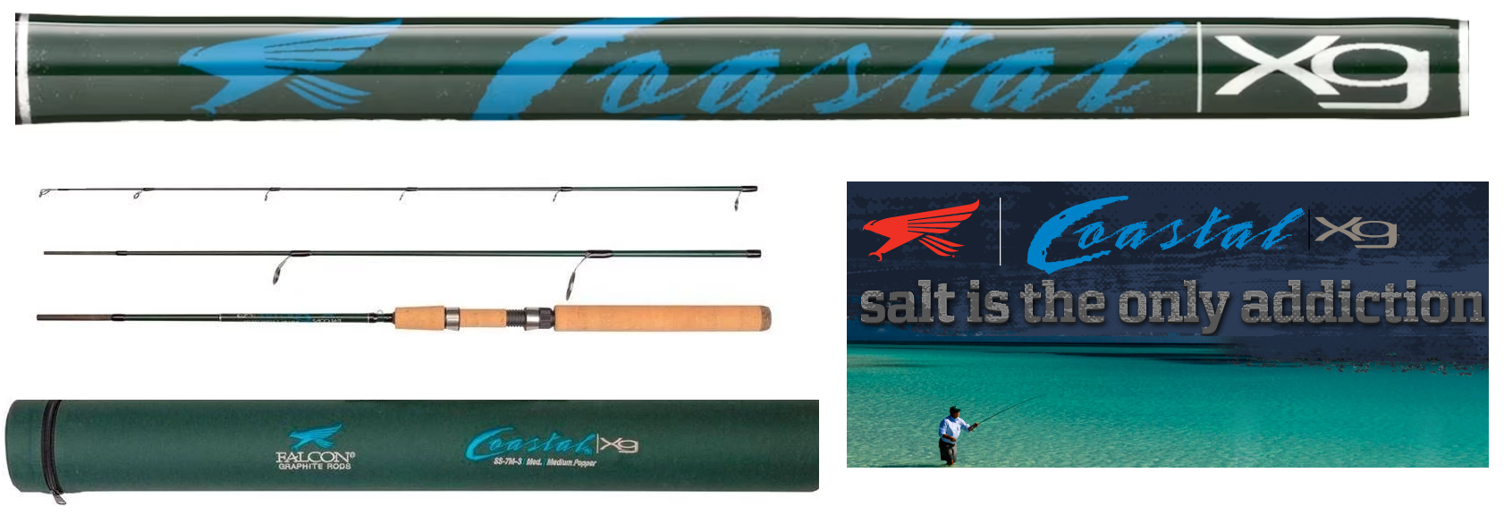 Immagine del prodotto Falcon Coastal XG Traveler Spinning Rods 3 pcs