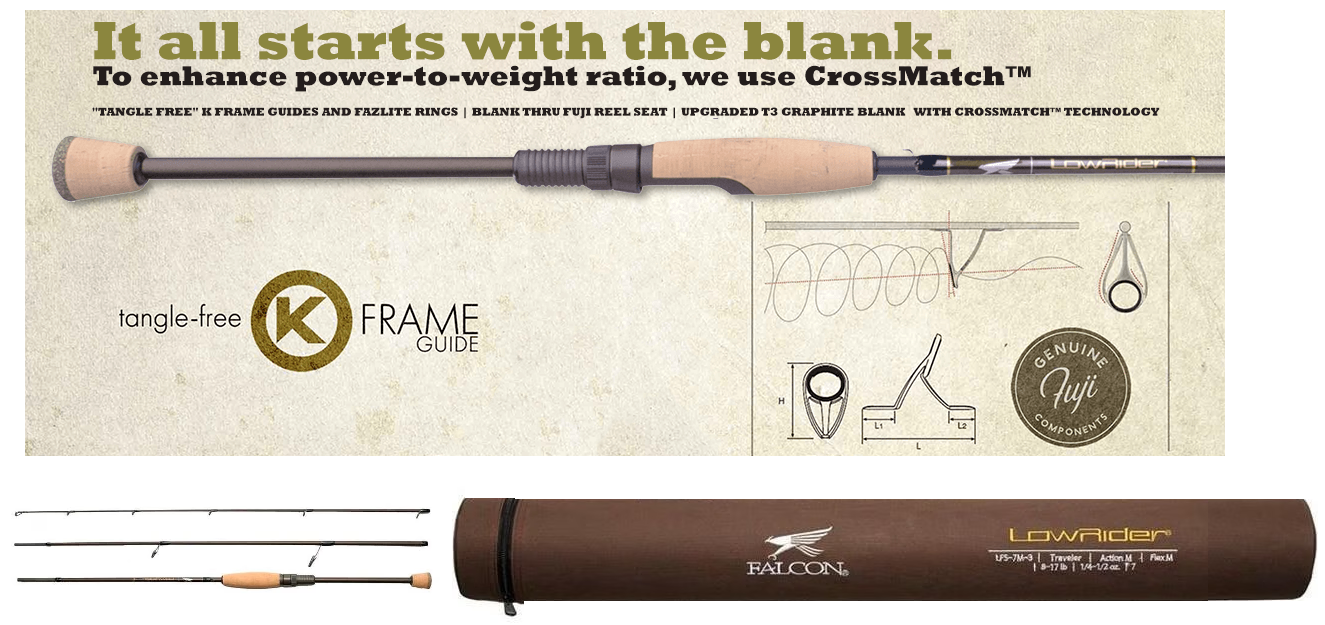 Immagine del prodotto Falcon Lowrider Traveler Spinning Rods 3 pcs