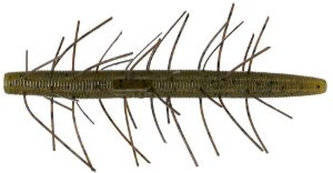 Yamamoto Baits Fuzzy Senko #297 Grn Pumpkin Bk Flk Yamamoto Baits