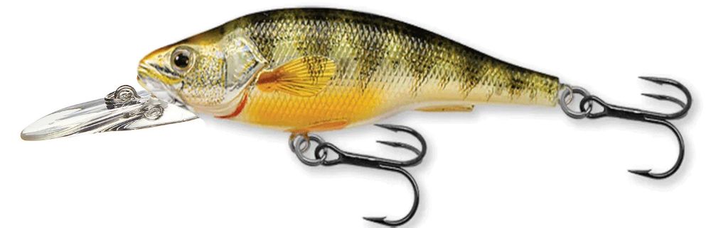 Livetarget Yellow Perch Crankbait Medium Dive Metallic Gloss Livetarget