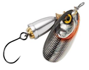 Blue Fox Vibrax Gilded Single Hook GDS - Gilded Silver Blue Fox