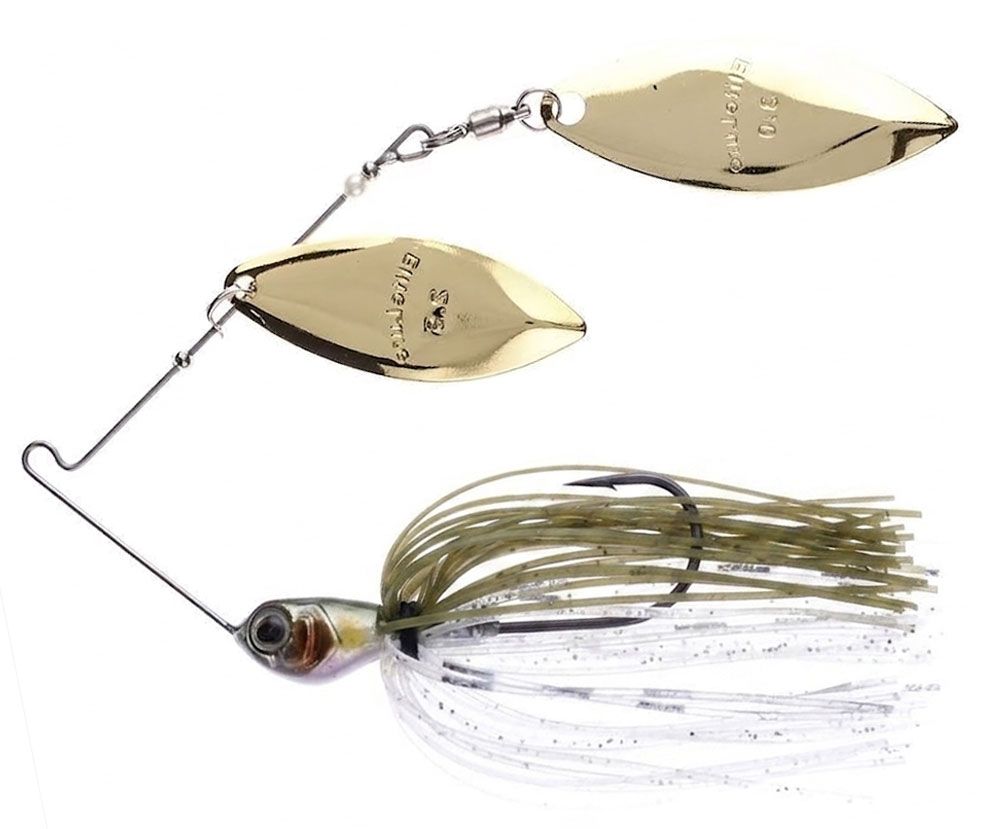 Elitelure CFS Spinnerbait Double Willow Mekki Green Back Ayu Elitelure