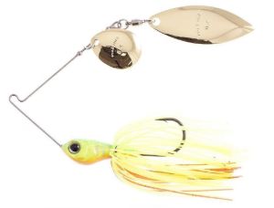 Elitelure CFS Spinnerbait Tandem Willow Colorado Impact Lime Chart Elitelure