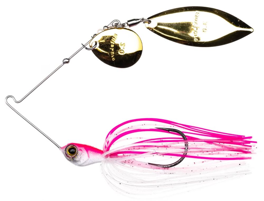 Elitelure CFS Spinnerbait Tandem Willow Colorado Pink Pearl Elitelure