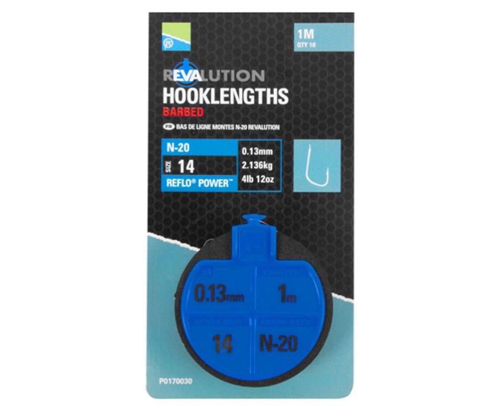 Preston Innovations Revaulution N-20 Hooklenghts Preston Innovations