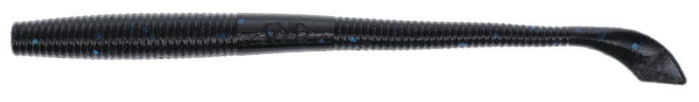 Gary Yamamoto Kut Tail 021 - Black With Large Flake Yamamoto Baits