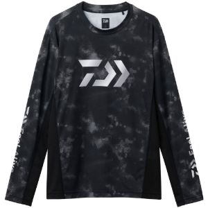 Daiwa Maglietta maniche lunghe DE-3826E Black Haze Camo Daiwa