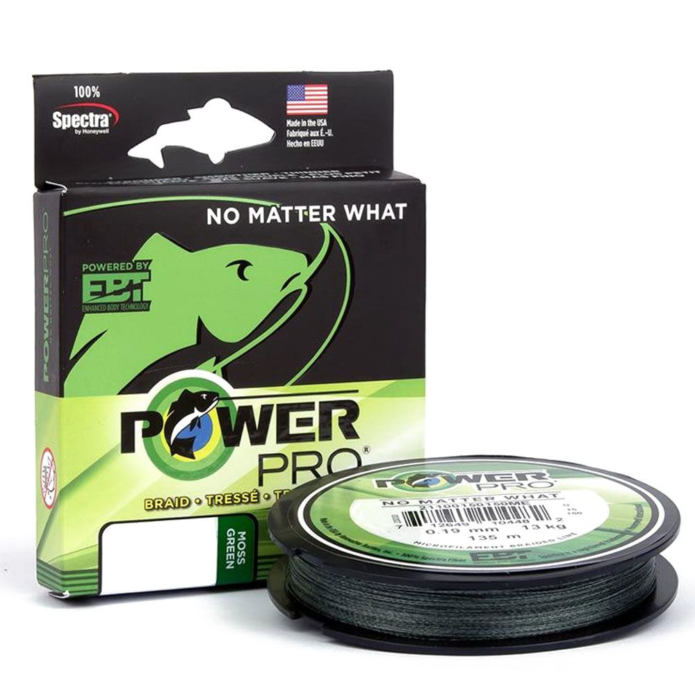 Power Pro Braided Line 275m Moss Green Power Pro