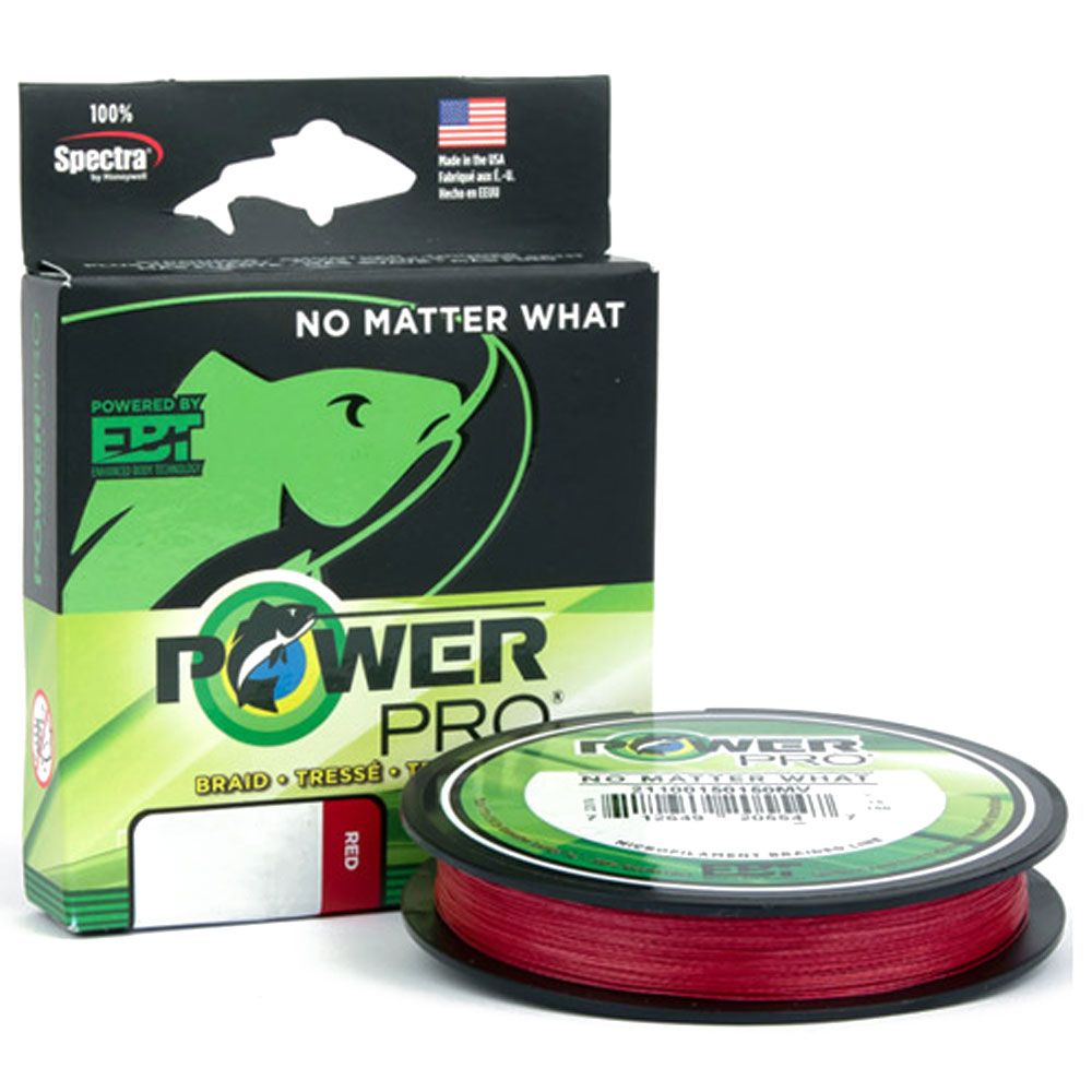 Power Pro Braided Line 275m Vermillion Red Power Pro