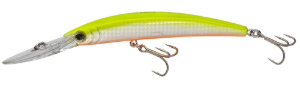 Yo-zuri Crystal Minnow Deep Diver Chartreuse Yo-zuri