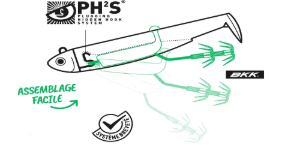 Fiiish Leurres Black Squid Hook Fiiish Leurres