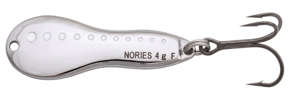 Nories Metal Wasaby treble hook Spotted Silver Nories