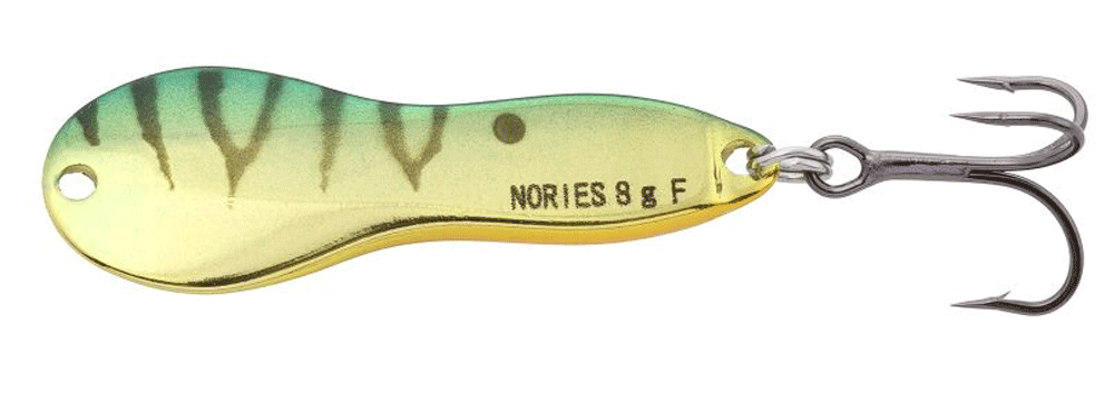 Nories Metal Wasaby treble hook Gold Perch Nories