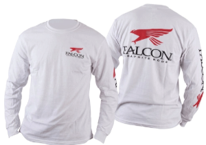 Falcon "Quick Dry" Long Sleeve T White Falcon Rods