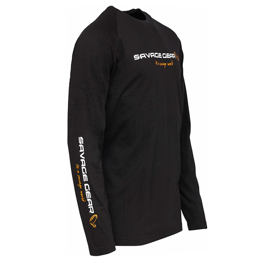 Savage Gear Signature Logo Long Sleeve T-Shirt Savage Gear