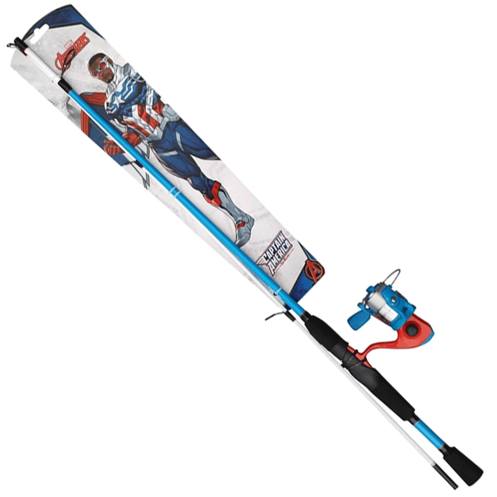 Shakespeare Marvel Captain America Spinning Combo Shakespeare
